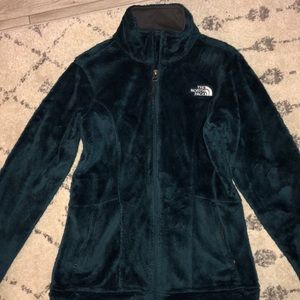 Fuzzy dark blue north face